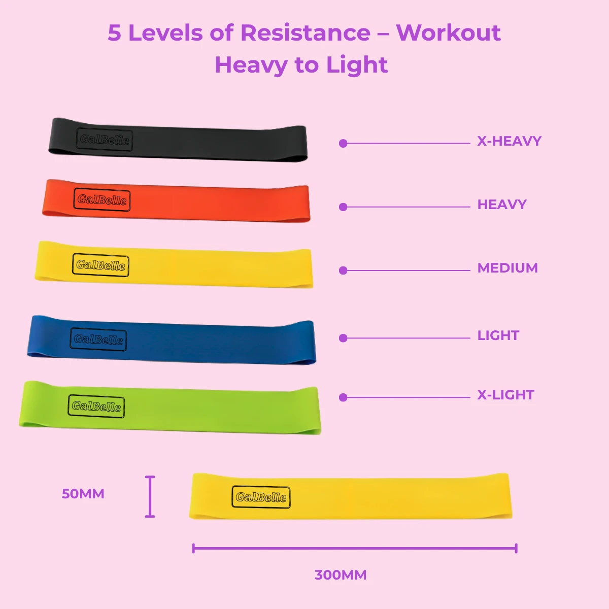 GalBelle - Loop Resistance band