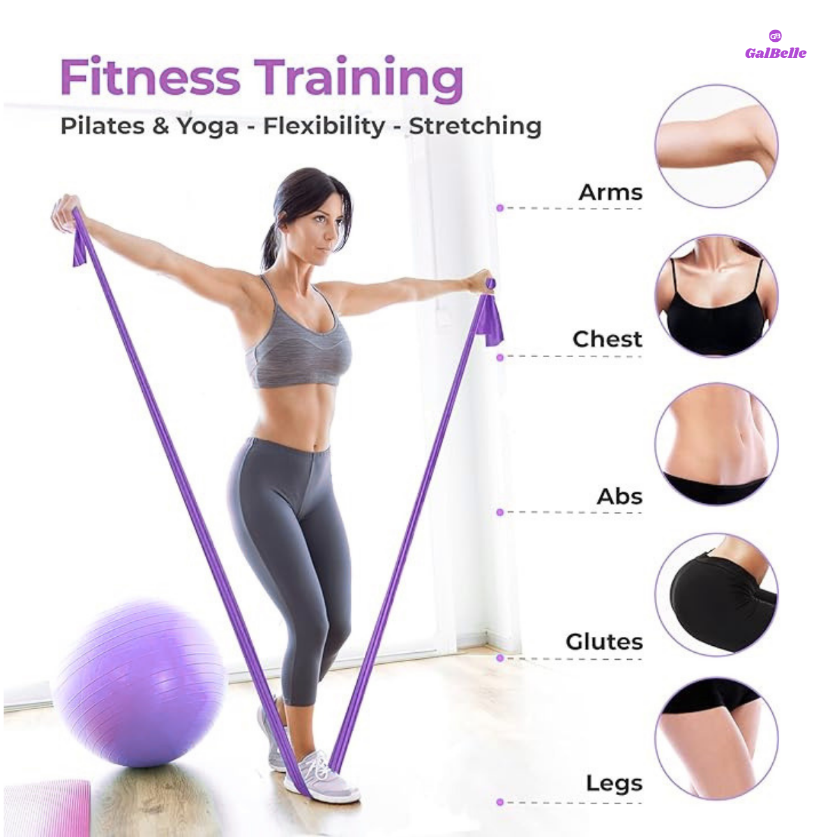 Thera Resistance Band for Women Exericse at Home