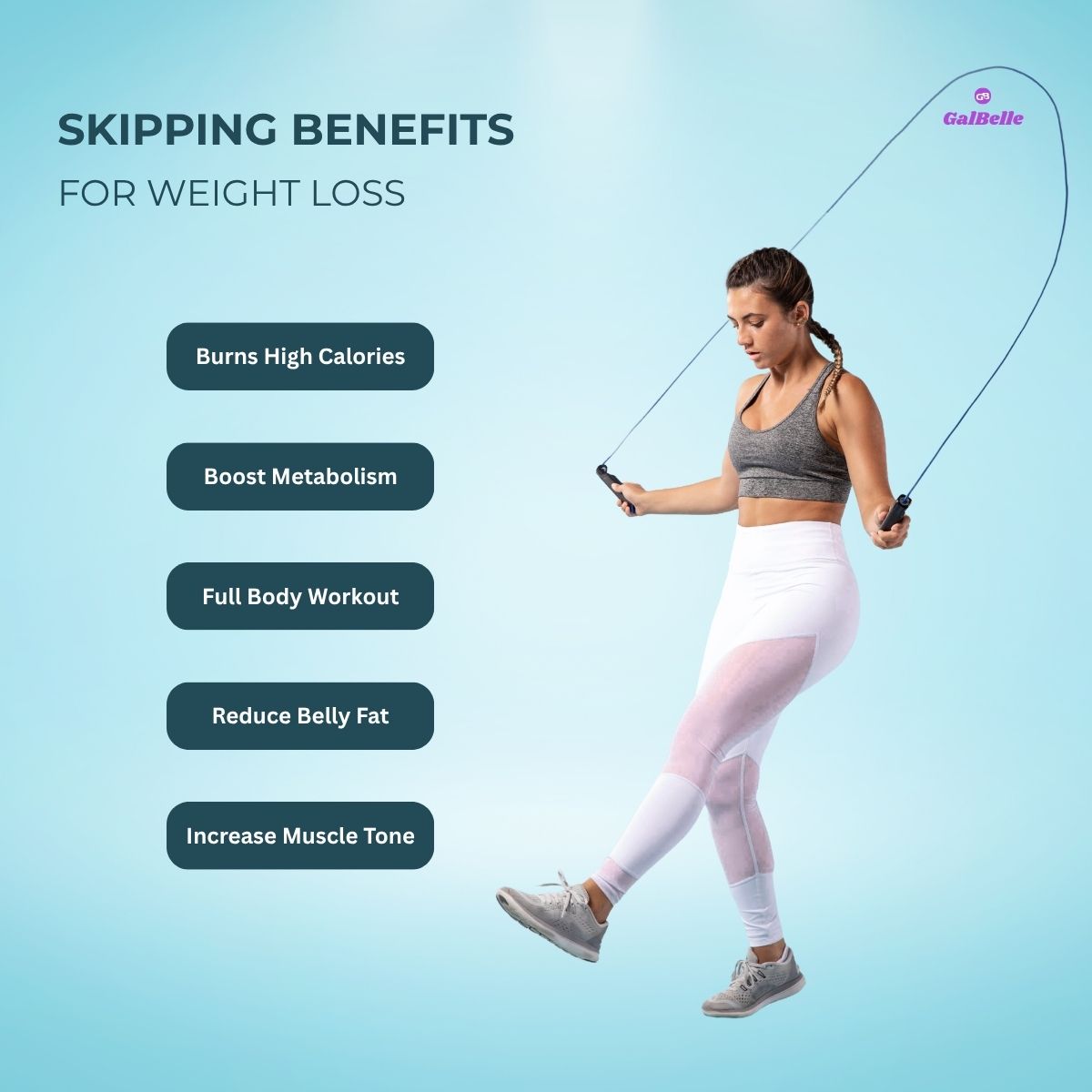 Skippping rope for women and kids